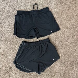 Nike Black Running Shorts Duo
